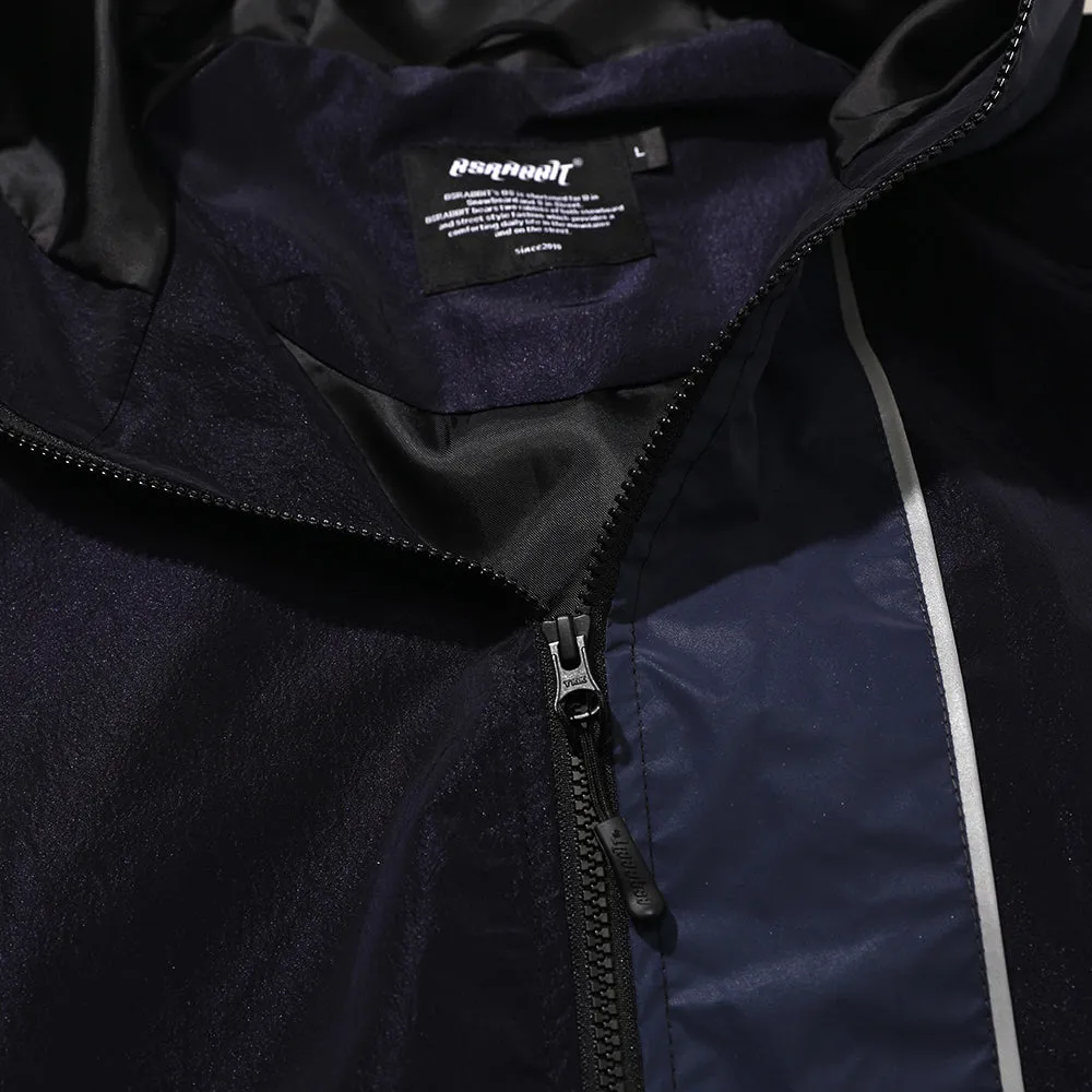 LR HOODED JACKET NAVY