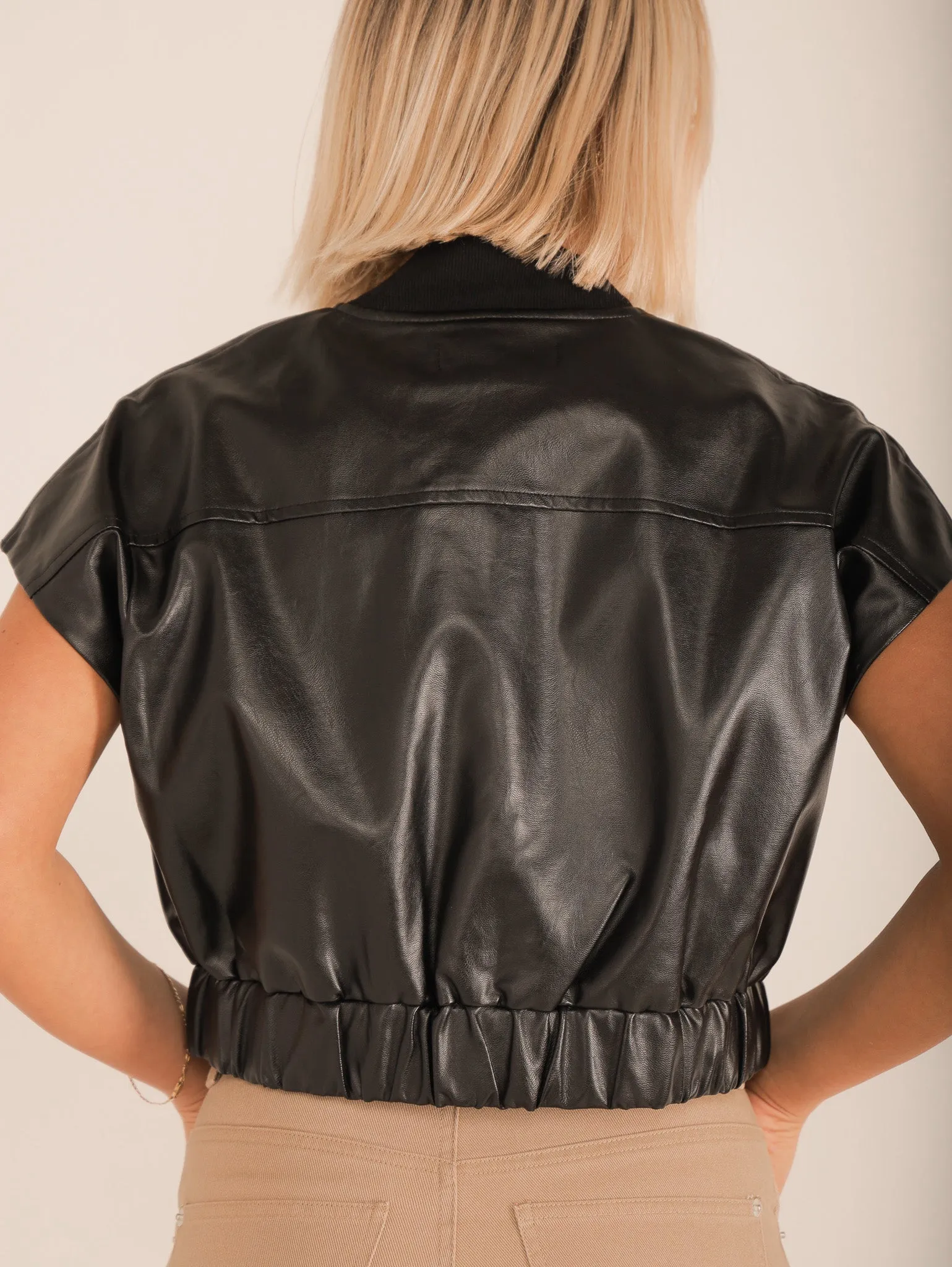 Luca Crop Short Sleeve Jacket