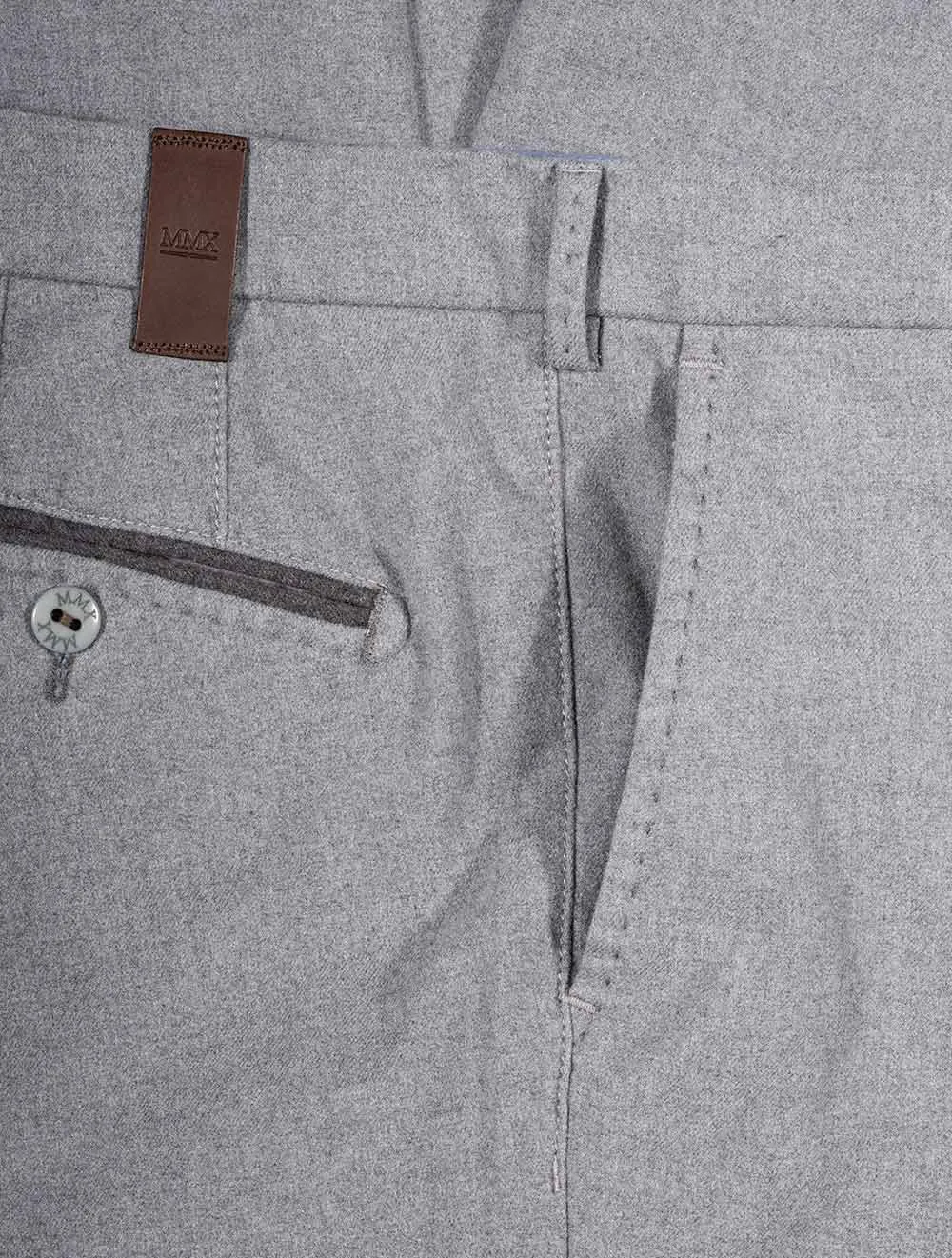 Lupus Light Flannel Trouser Grey