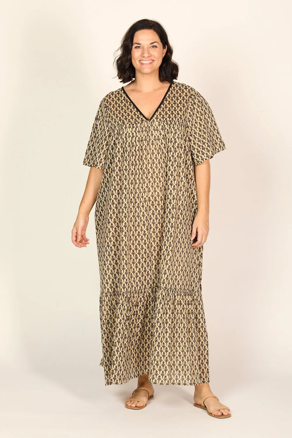 Lydia Maxi Dress in Woodlet