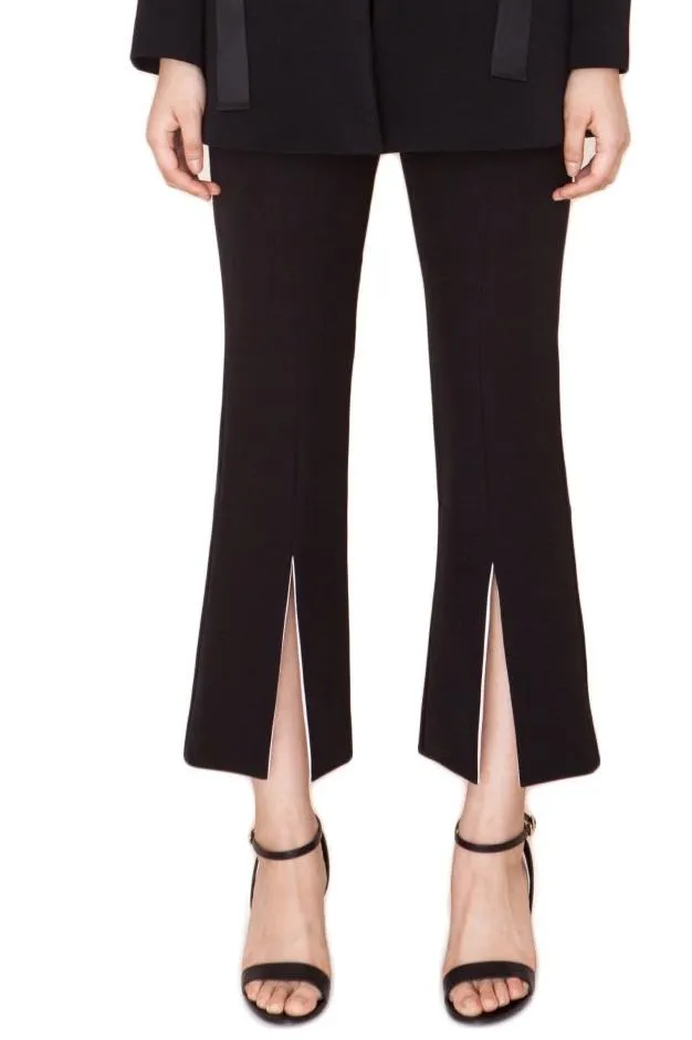 Middle Slit Flared Pants