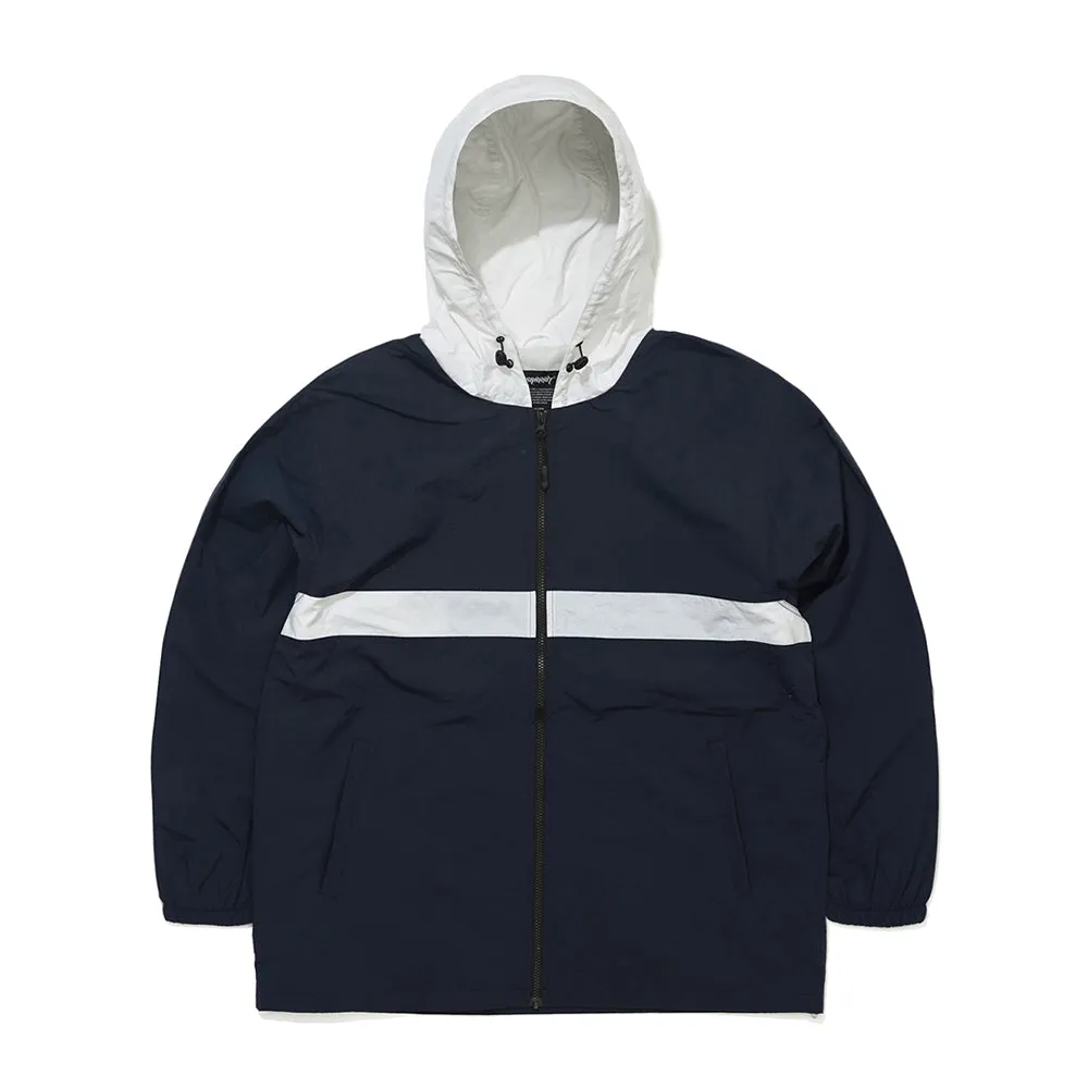 NEAT HOODED JACKET NAVY