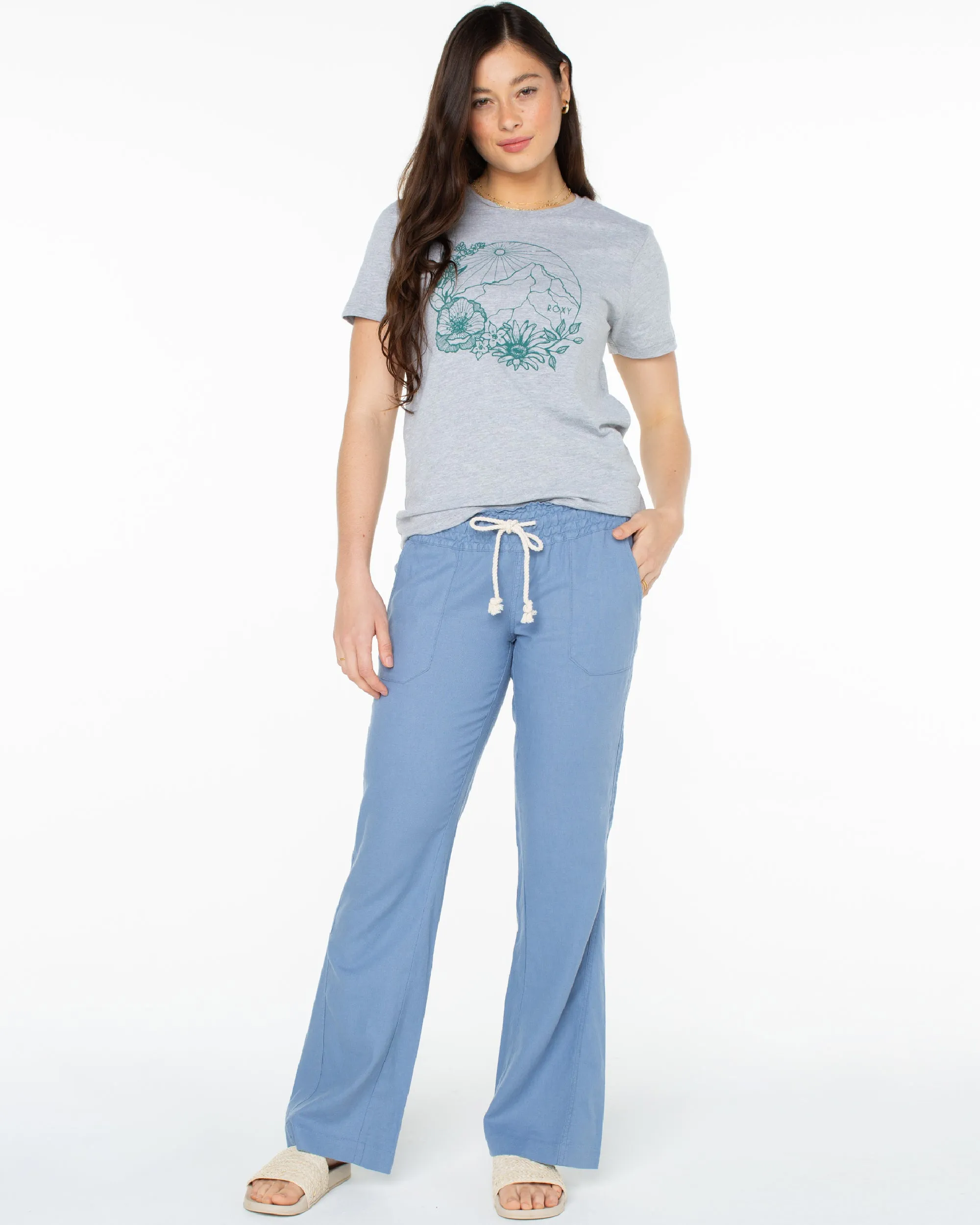 Oceanside Flared Pants - Infinity Blue