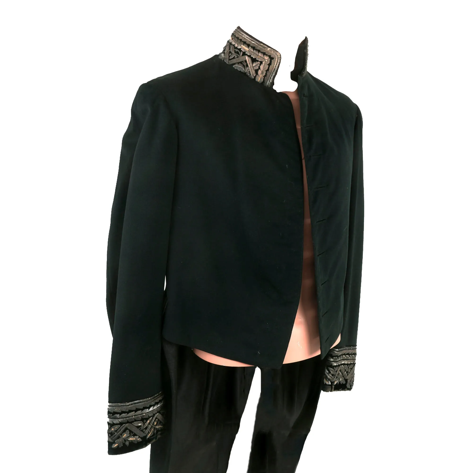 Original Austrian Pre - WWI Era Named Diplomatic Uniform Tailcoat by Moritz Tiller of Vienna - Dated 1909