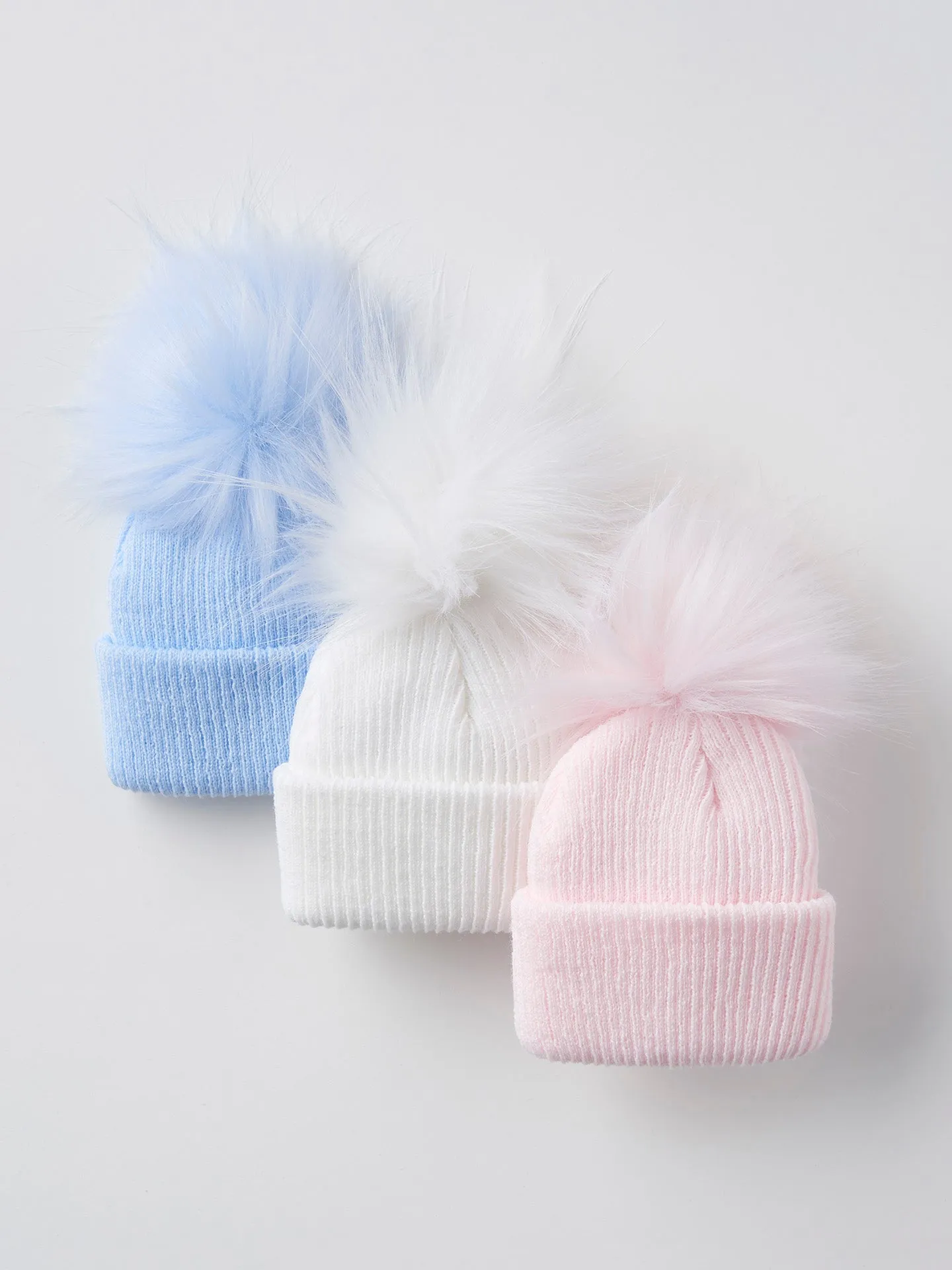 Pom pom hat (0-12 months)