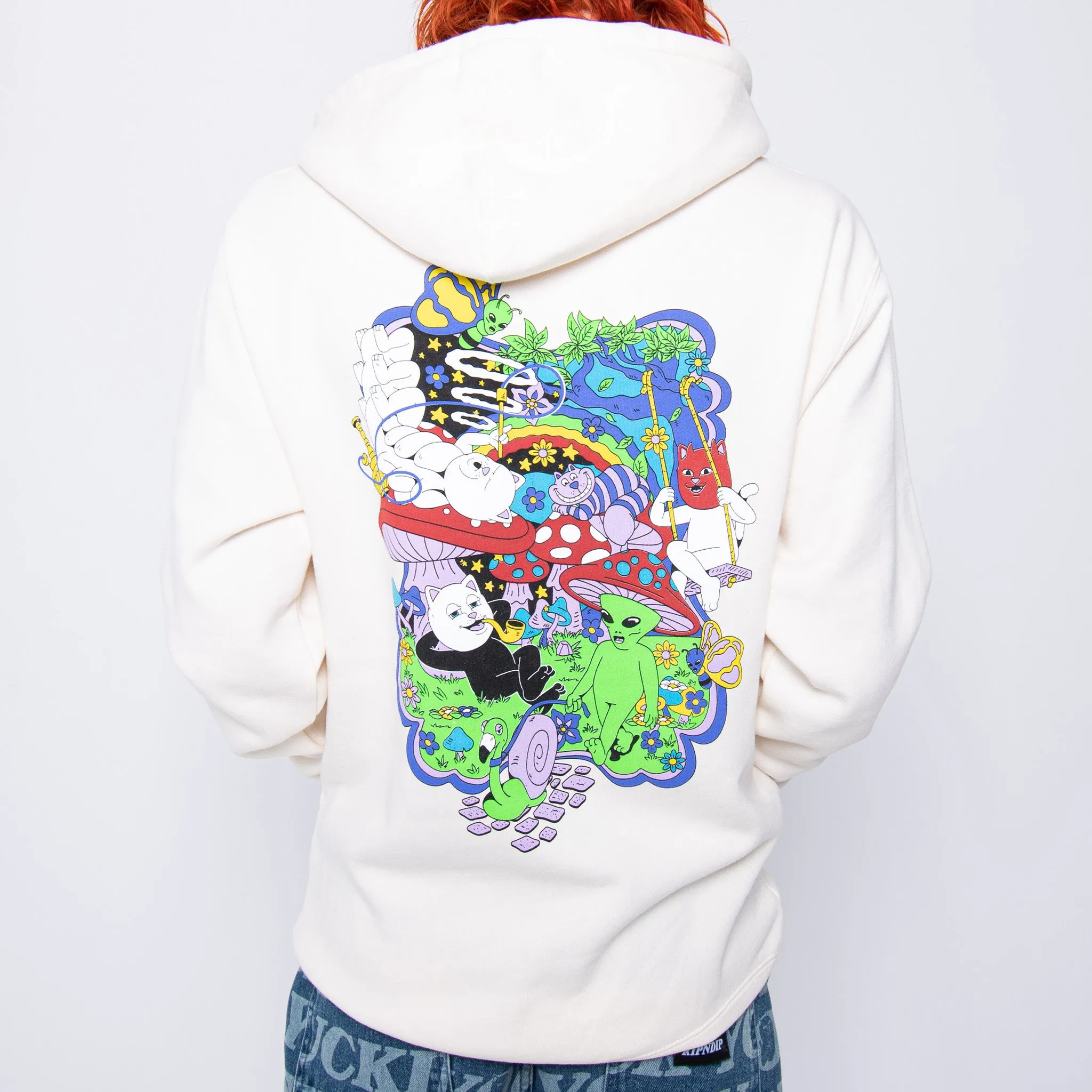 Rabbit Hole Hoodie (Bone)