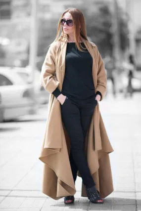 RENATA Autumn Camel Coat