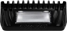 Rigid Industries DC LED Scene Light Assembly - 9 Watts - White LED - 1 x 2 in Rectangle - 65 Degree - Surface Mount - Black