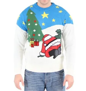 Santa's Butt Crack Ugly Christmas Sweater