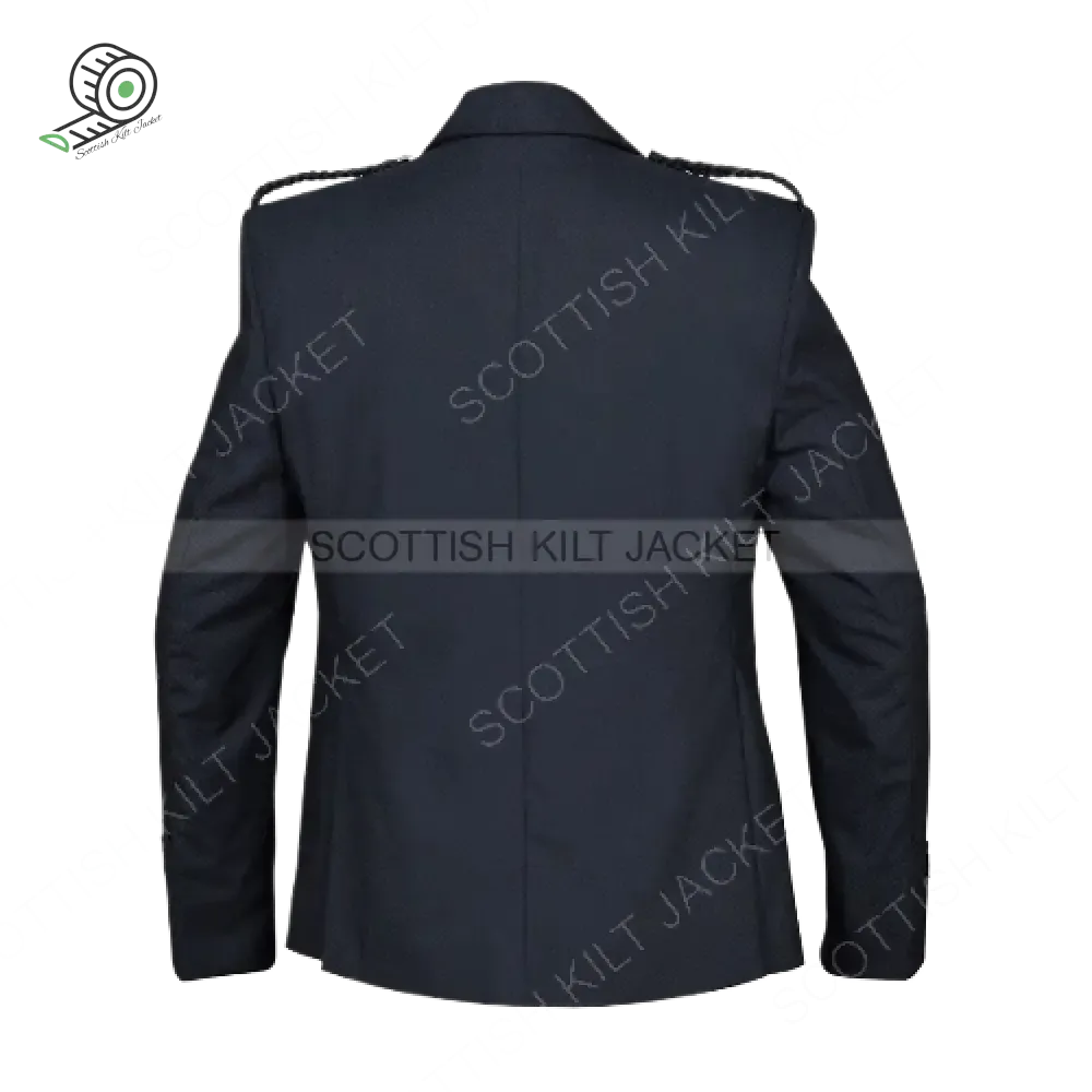 Scottish Argyll Kilt Jacket With Vest Gauntlet Style Cuffs