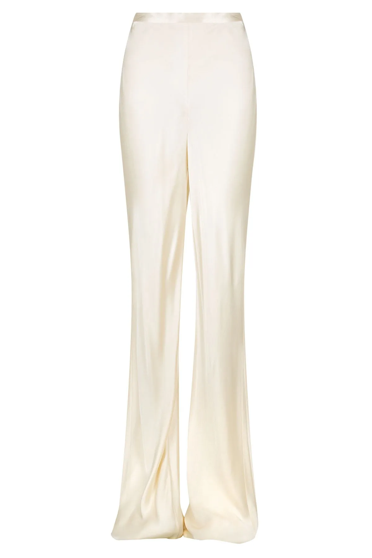 Shona Joy Camille Bias Cut Flared Pant Cream