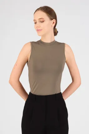 Sleeveless Layer - Taupe