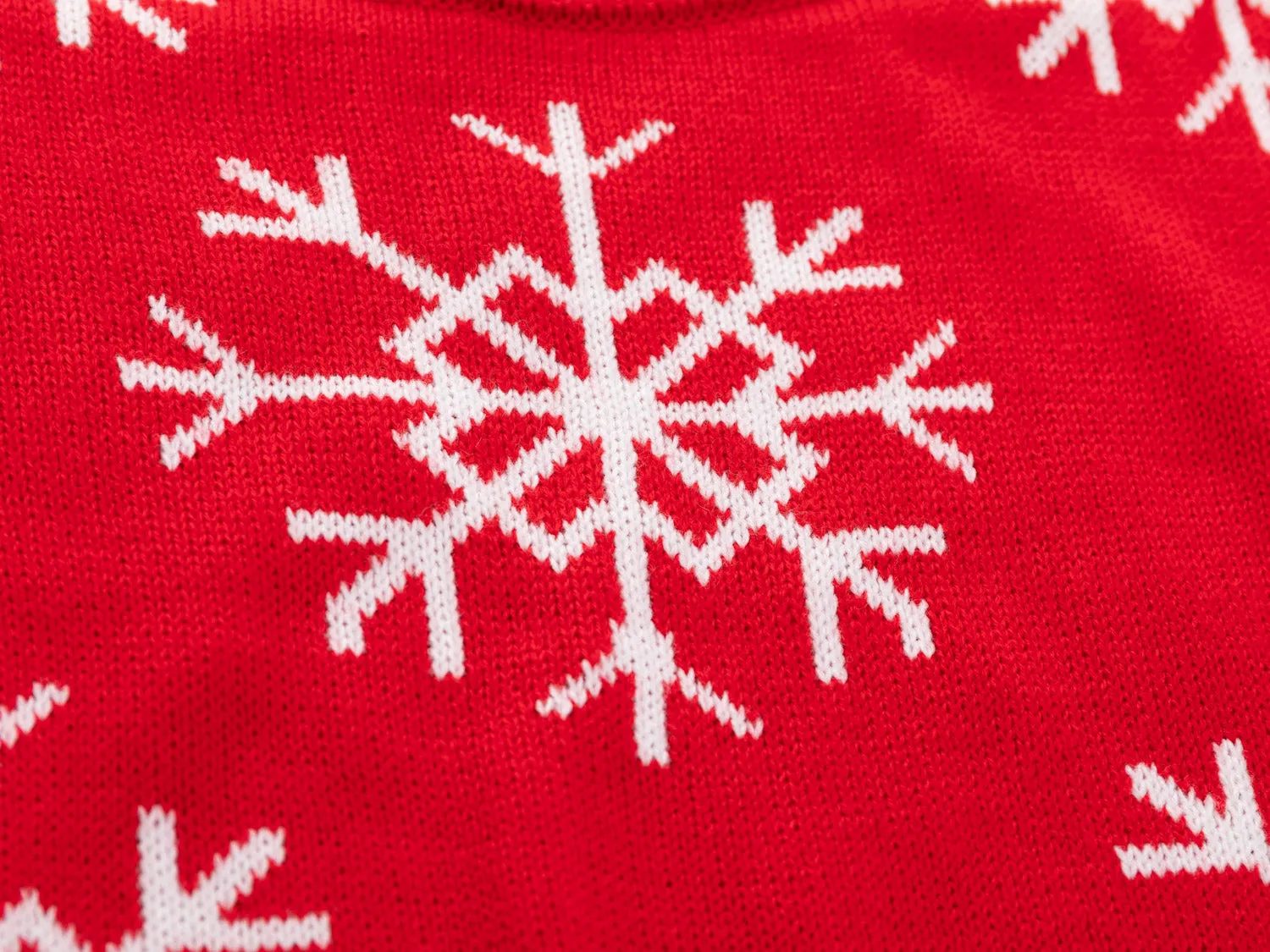 Snowflake Holiday Cropped Sweater