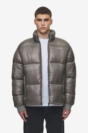 Solin Light Glossy Puffer Jacket Rock Grey