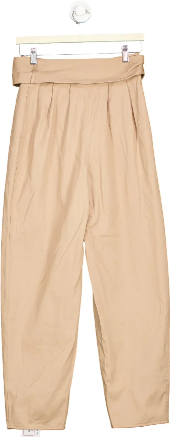 Song of Style Beige High-Waisted Trousers S