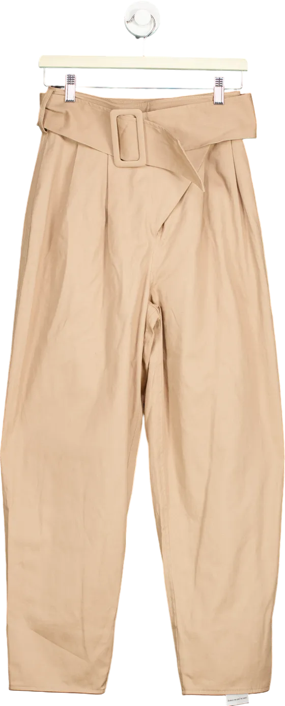 Song of Style Beige High-Waisted Trousers S