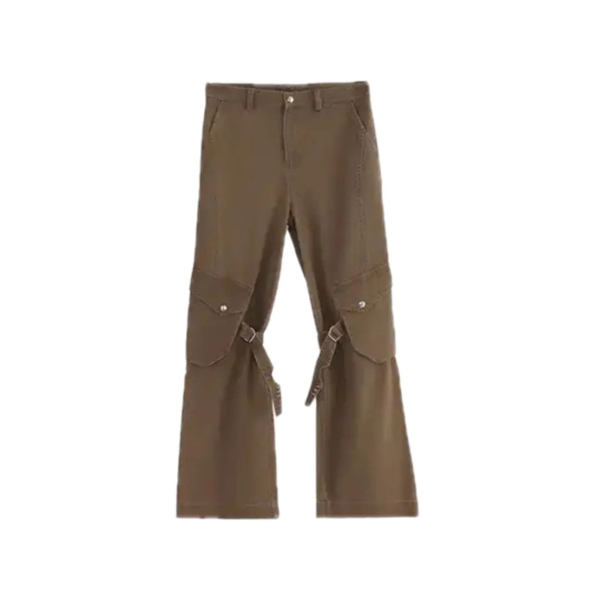 Standard Washed Cargo Pants in Brown