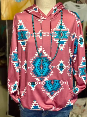 The Santa Pueblo Hoodie Top