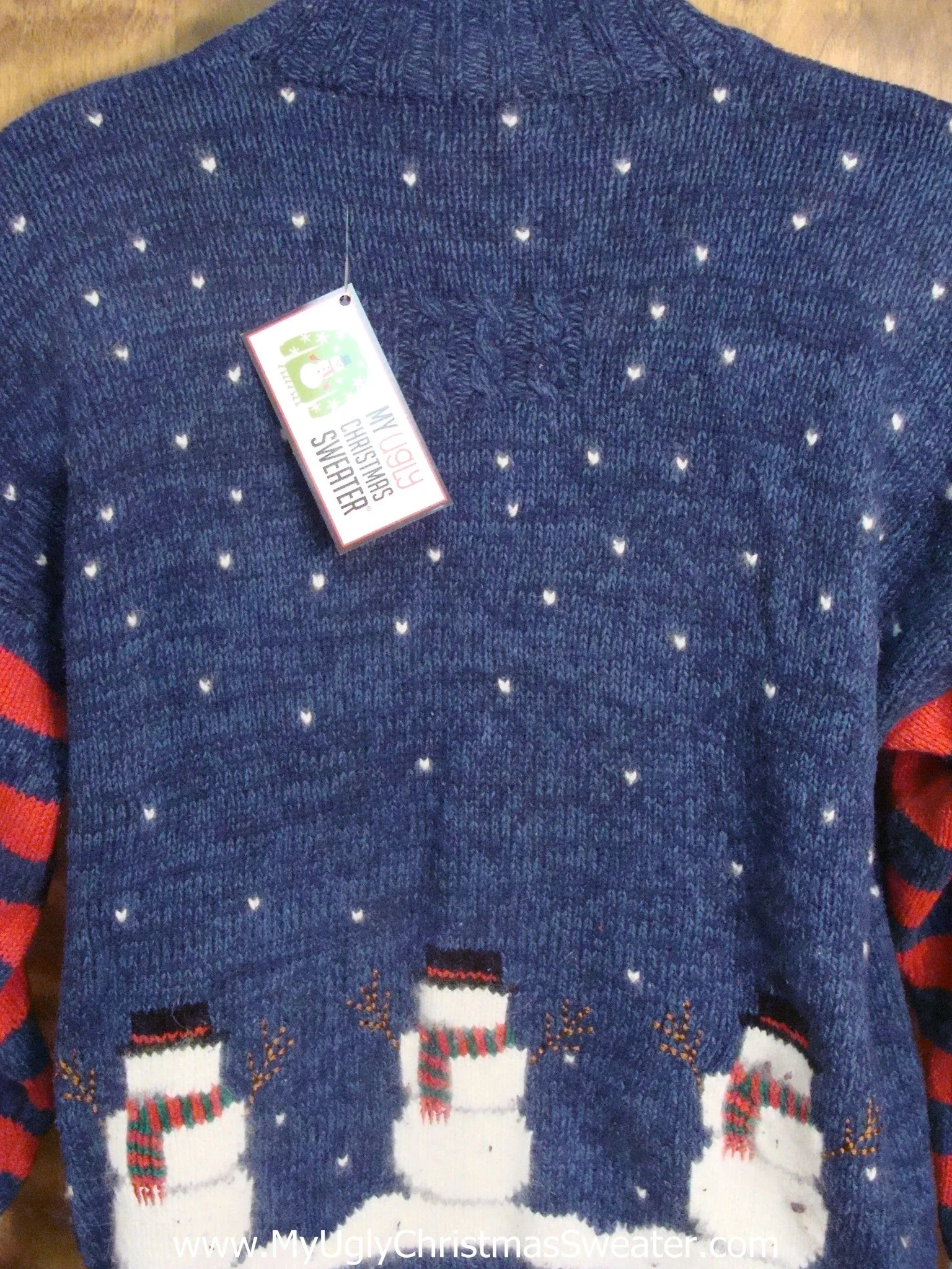 Three Snowmen Tacky Xmas Party Sweater