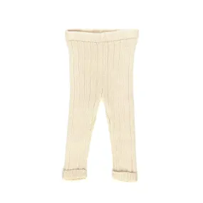 Tun Tun Natural Knitted Leggings