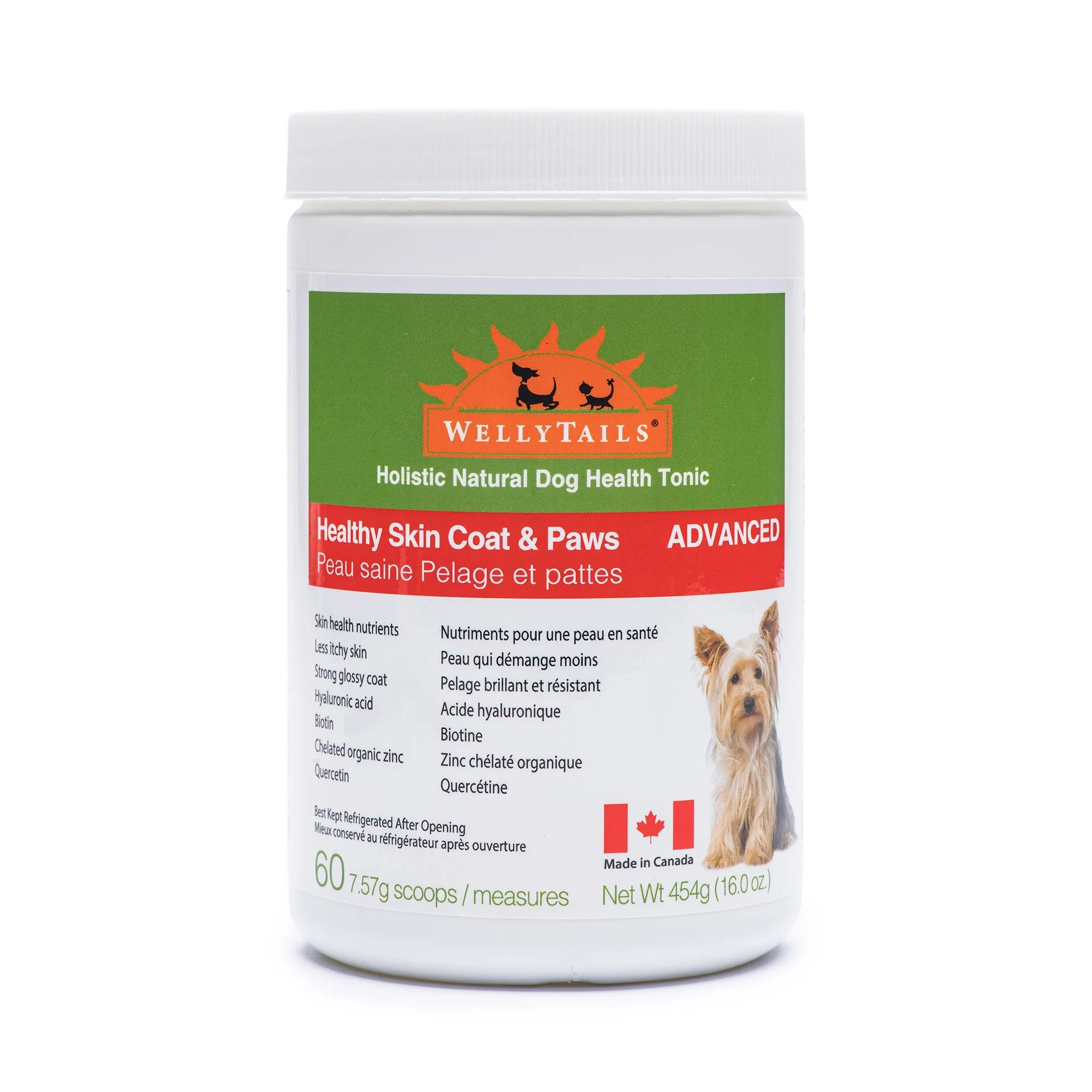 WellyTails Healthy Skin Coat & Paws Dog  ADVANCED (original Rx formula updated)