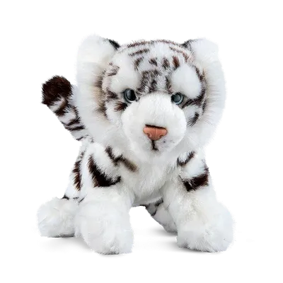 White Tiger Cub Plush Toy 25cm